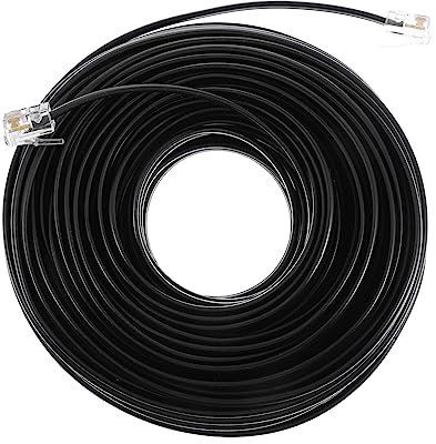 Homoyoyo Meters Telephone Extension Cord Pc Phone Cable Wire for Landline Phone Connecting Line