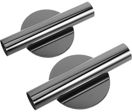 PartyKindom 2stücke Metall Wandvasen Ohne Bohren Wandmontierte Blumenvasen Für Innenraumdekoration Wandpflanzgefäße Für Wohnzimmer Büro Wandblumenhalter Mit Selbstklebender Rückseite