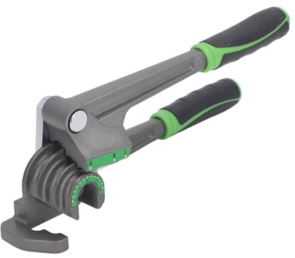 Hyuduo Aluminum Alloy Pipe Bender 6mm 8mm 10mm 180 Degree Bends for Copper and Aluminum Tubes, Pipe Bending Tool for AC Refrigeration Repair, Clear Marks