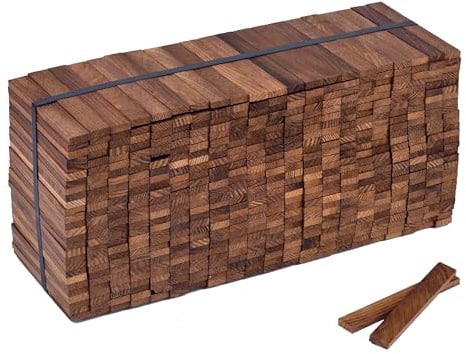 Klötzchenmann LOSE Bastelklötzchen Thermoesche 22x8x160 mm ca. 190 Stück