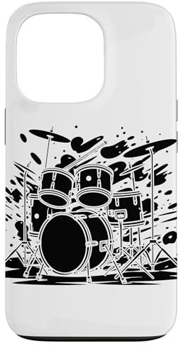 Kit de batterie Batterie d'esquisse Instrument de percussion Coque pour iPhone 13 Pro