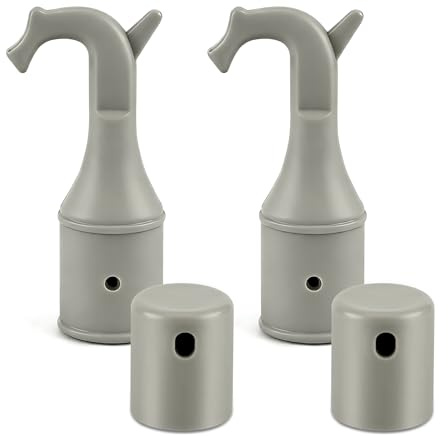 Pack of 2 attic hooks, roof window hooks, floor stairs, skylight handle hooks, stick hooks for roof windows, pole for opening, attic hatch, skylight window