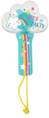 moses. Mini-Bringsel Partylicht Kleine Wolke – Disco-Handlicht mit bunten LEDs, rotierendes Lichtspiel für Kindergeburtstage, Konzerte und Partys, inkl. Batterien