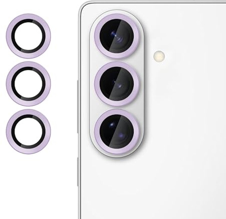 Kamera Schutzglas Linsenschutz für Samsung Galaxy S26 Plus 9H Hartglas Lila