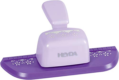 HEYDA Bord¸ren-Motivlocher Blume, Farbe: lila VE = 1