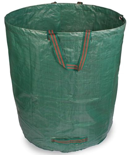 Julido Gartensäcke 270L – Faltbare Laubsäcke mit Griffen – Robuste Wiederverwendbare Gartenabfallsäcke für Laub, Gras, Unkraut und Gartenabfälle – Garten Müllsäcke