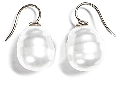 HEIDE HEINZENDORFF Perlhänger Weiss silber Big, 1,6 x 2,6 cm