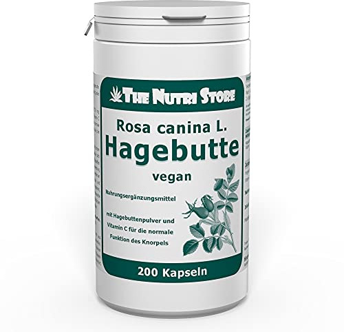 Hagebutte 750 mg Rosa canina L. vegane Kapseln 200 Stk.