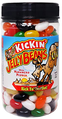 KICKIN' Jellybeans épicés chauds de qualité supérieure avec Habanero – Idéal pour les bonbons de Pâques, les bas et les cadeaux ou friandises.