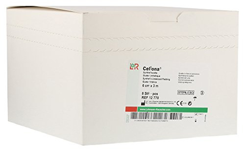 Cellona Synthetikwatte 6 cmx3 m Steril, 8 St