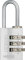 ABUS Zahlenschloss 145/20 Silber - Kofferschloss, Spindschloss u. v. m. - Aluminium-Vorhängeschloss - individuell einstellbarer Zahlencode - ABUS-Sicherheitslevel 3