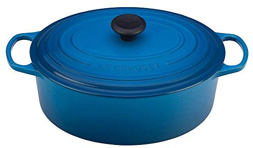 Le Creuset Signature Enameled Cast-Iron 6-3/4-Quart Oval French (Dutch) Oven, Marseille by Le Creuset