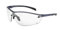 Bollé Safety 40237, Silium+ Safety Glasses PLATINUM®, Dark Gunmetal Frame, Clear Lenses