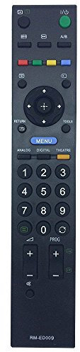 ALLIMITY RM-ED009 Control Remoto Reemplazar por Sony TV KDL-26B4030 KDL-26B4050 KDL-26B4050K KDL-26P3000 KDL-26P3000 KDL-26P300H KDL-26P3020 KDL-26P302H KDL-26P3030 KDL-26S3000 KDL-26S3010