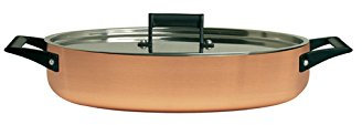 Alexander - Tegame Trilaminato Rame Alluminio Acciaio 28cm + Coperchio