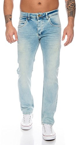 Rock Creek Herren Jeans Blue Denim RC-2109 [W38 L32]