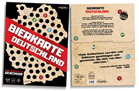 Bierkarte Deutschland Kronkorkenalbum Bier Fanartikel Bier Geschenk für Männer Deutschland Kronkorken Karte Bierkarte aus Holz Bier Fan Bier Kronkorken Holzkarte Geburtstagsgeschenk Lustig