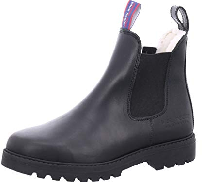 blue heeler Damen Chelsea-Boots JACKAROO Schwarz Glattleder 37