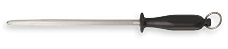 Wetzstahl 26 cm, Messerschärfer für verschiedene Messer, Kunststoffgriff mit Aufhängeöse, Made in Germany/Solingen