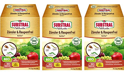 24 x 2,5g Bio Zünsler & Raupenfrei XenTari Substral Naturen