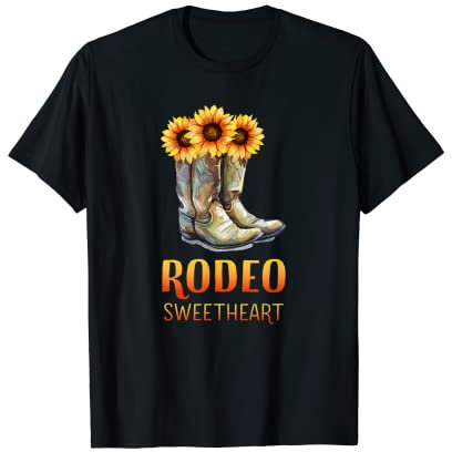 Country Cowgirl Stivali - Rodeo Sweetheart Maglietta