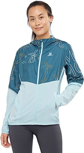 Salomon Agile Veste coupe-vent de trail, course à pied et randonnée pour Femme