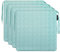 Brandsseller 4er Set Sitzkissen 40x40 cm in changierender Optik – Bequeme Stuhlauflagen mit Bindebändern & abnehmbarem Bezug – Dekorative Sitzpolster für drinnen und draußen - Mint