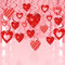 Zayvor 40pcs Valentinstag Hängewirbel Swirls Hängende Herzwirbel Herz Wirbel Spiral Girlanden Mit Herzen Hochzeitsfeier Hängenden Wirbelt Deko Hochzeit Heiratsantrag Party Spiralen Dekoration