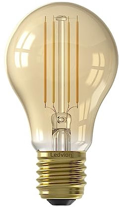 Ledvion - SMART CCT E27 LED Lampe Dimmbar, Klar 7W, Wi-Fi, Deckenleuchte