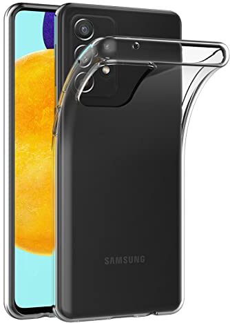 AICEK Hülle Kompatibel mit Samsung Galaxy A52 5G/ A52 4G, Transparent Silikon Handyhülle für Samsung A52s 5G Hülle TPU Schutzhülle Bumper Crystal Clear Case