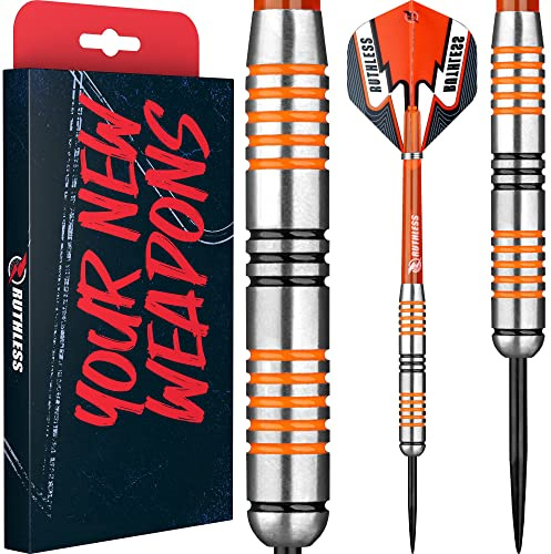 Ruthless Tigers Darts | 90 % Wolframstahlspitze | Wolframcarbid | 27 g