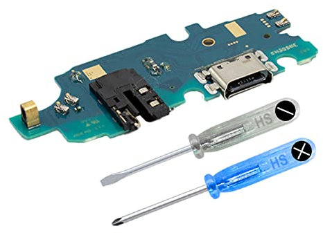 MMOBIEL Dock Connector Kompatibel mit Samsung Galaxy A14 4G 2023 - Ladeanschluss - Kopfhöreranschluss/Mikrofon Ersatz - USB-C - Inkl. Schraubendreher - Nicht Kompatibel mit A145R