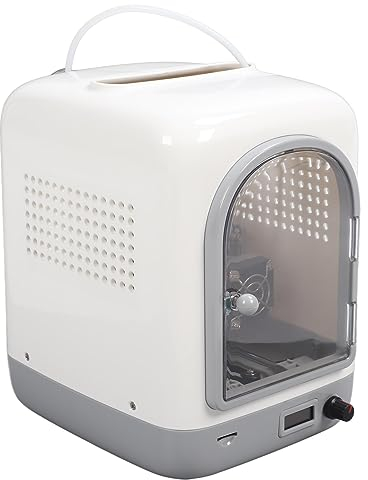 Mini-3D-Drucker, Hohe Genauigkeit, Messingdüse, Vollständig Geschlossen, Heim-DIY-Modell, Handwerk, 3D-Druckmaschine für Anfänger (EU-Stecker)