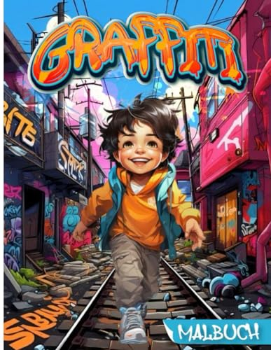 Graffiti Malbuch: Kreativer Spaß für alle Altersgruppen: Entdecke die Welt des Graffiti mit diesem Malbuch, das 45 faszinierende ... Jugendliche und Kinder bereithält.