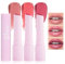 Prreal 3PCS Jelly Lipstick Set, Hydrating Colour Jelly Lip Balm, Moisturising Long Lasting Lipstick Makeup Set, Smooth Tint Lip Balm Lip Gloss Lipstick for Lips Gift Set for Women(Set A)
