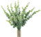 FairyLee 4pcs(28 Gabeln) Künstlich Eukalyptus Kunstpflanze in Grün für Hochzeitsdeko, Silber Dollar Eukalyptus für Partydekorationen,Garten, Haus, Büro, Indoor Outdoor Dekoration