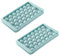 2 Pcs Round Ice Cube Tray Ice Ball Maker Mold 33 Holes Silicone Ice Cube Molds Ice Tray for Freezer with Container Sphere Ice Cube