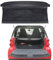 ZXBL Laderaumabdeckung Zubehör für Smart 451 Fortwo 2007 2008 2009 2010 2011 2012 2013 2014, Ausziehbar Ablagen Kofferraumabdeckung Shielding Security Trennwand Aufbewahrung Innere Schutz ZubehöR