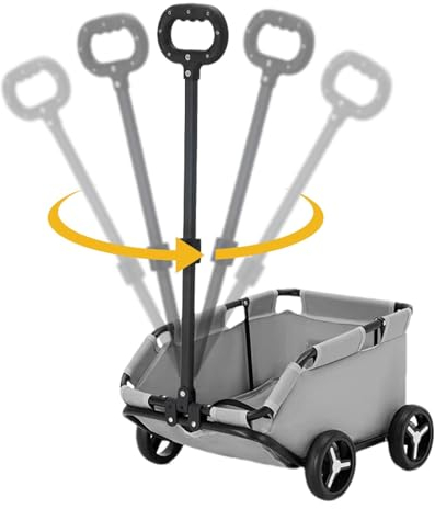 Hundewagen für kleine Hunde – Transportwagen für Hunde, für Haustiere, leicht zusammenklappbar | Leichter Hundewagen mit 4 Rädern für Reisen beim Einkaufen