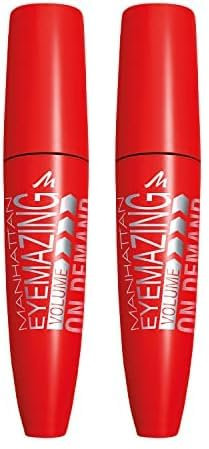 Manhattan Eyemazing Volume on Demand Mascara Fb. 1010N (Packung mit 2)