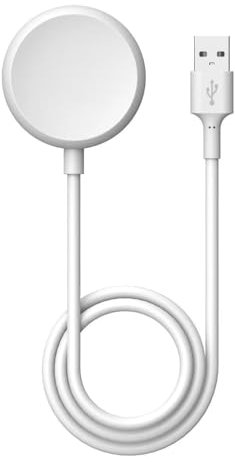 JZK Magnetic USB Cable Smartwatch charger compatible with Google Pixel Watch, 3.3Ft smart watch charging lead cord accessories replacement