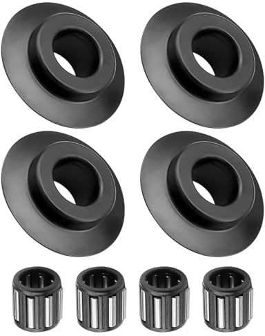 Edelstahl-Rohrschneider-Rad passend für Ridgid 29963 29973 | Ersatzschneidrad, passend für Ridgid 29963 Modell 35S, passend für Ridgid 29973 Modell E635, 4 Stück