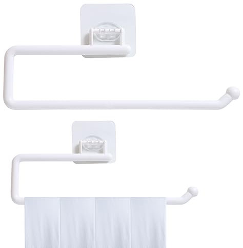 LONZIKP Toilettenpapierhalter Toilettenpapierhalter für Küche und Bad (weiß)