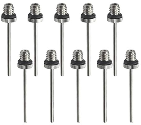 10 Pcs Ball Pump Inflation Needle,Football Pump Needle,Ball Pump Needle,Basketball Pump With Needle,For Soccer, Rugby, Volleyball