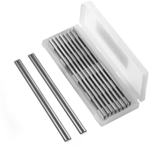 10pcs 82mm TCT Planer Blade Tungsten Carbide Reversible Blades 82 * 5.5 * 1.1mm