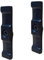 Black Turn Buttons with Screws 63mm (2.5 Inch) for Shed Doors, Gates, Rabbit Hutches, Cabinets, Durable Metal Thumb Catches -Pack of 2