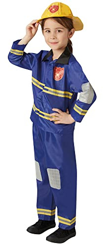 Rubies Official Fireman Fancy Dress, Children Costume ,Halloween