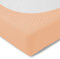 Kneer Spannbettlaken, Baumwolle, pfirsich, Einzelbett