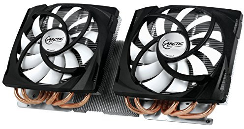 Arctic Cooling DCACO-V680001-BL ventilateur pour Carte-graphique Sans alimentation Noir/Argent/Blanc