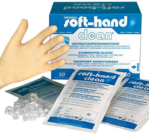 Soft-Hand 00368792 Clean Handschuhe, Paarweise, steril verpackt, S (100-er Pack)